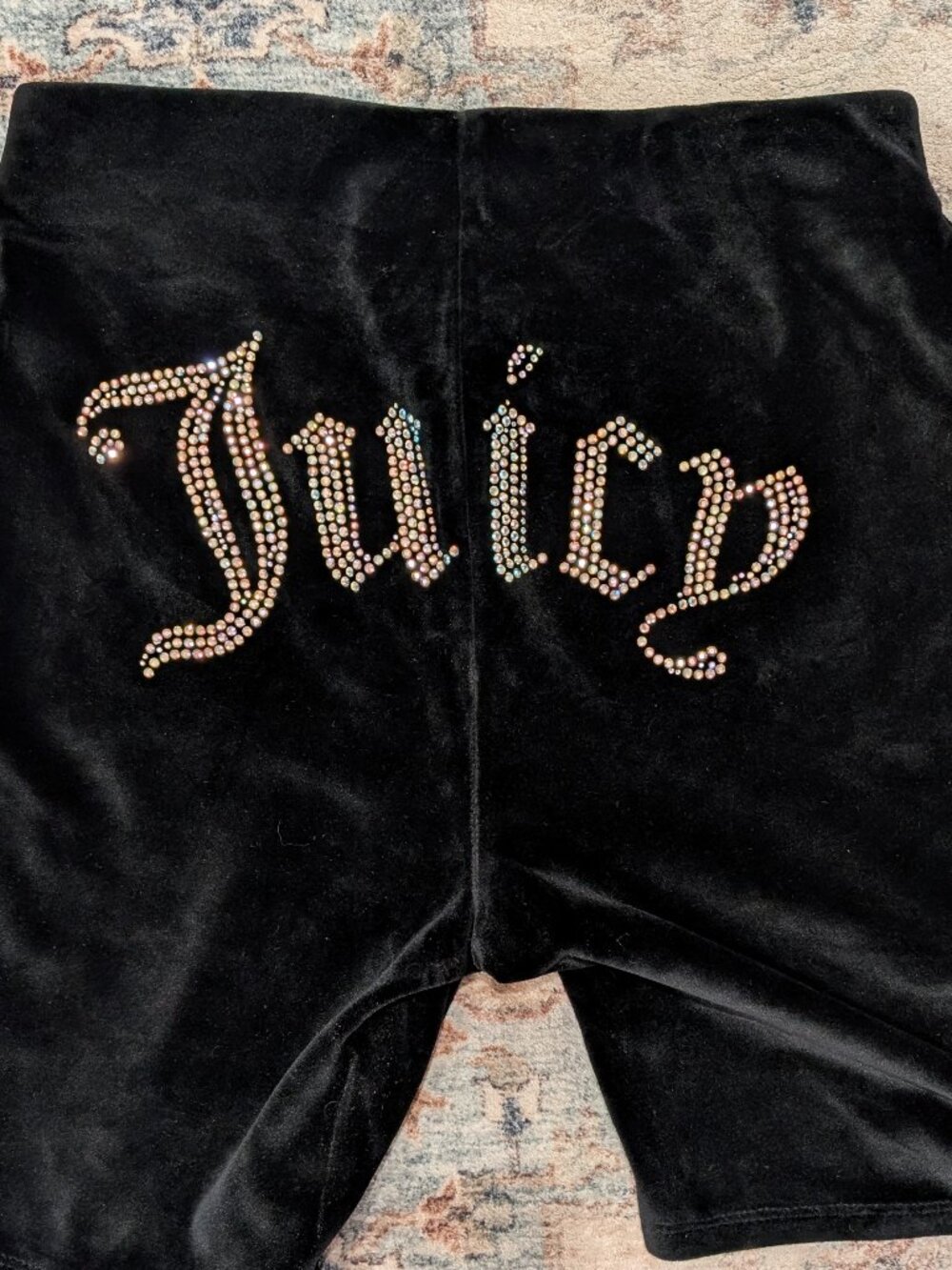 Juicy Couture velour bike shorts